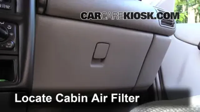 2004 Chevrolet Venture LS 3.4L V6 Air Filter (Cabin) Replace